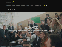 Tablet Screenshot of inspire925.com